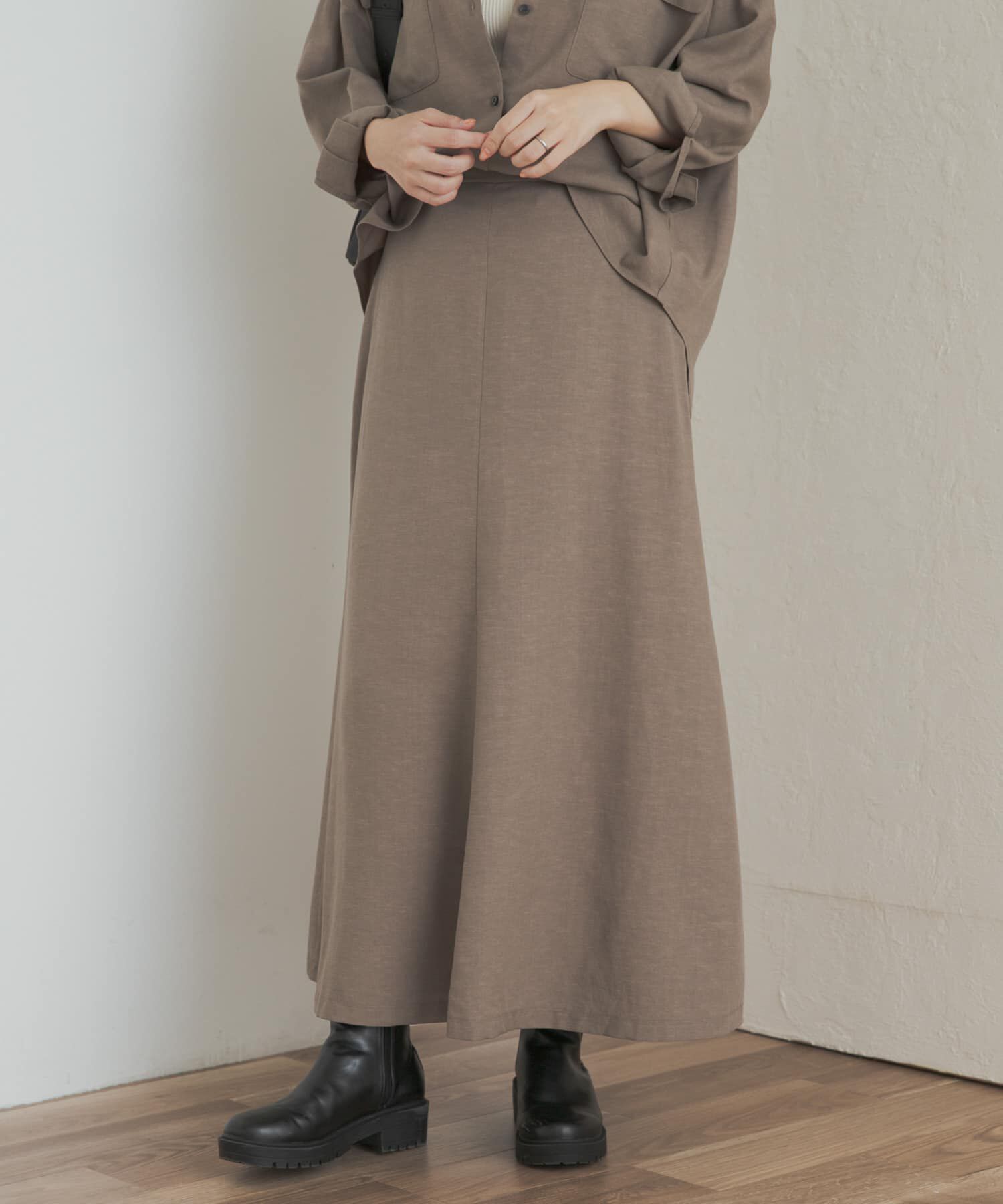 URBAN RESEARCH DOORS「『セットアップ対応』 フレアスカート」|スカート|