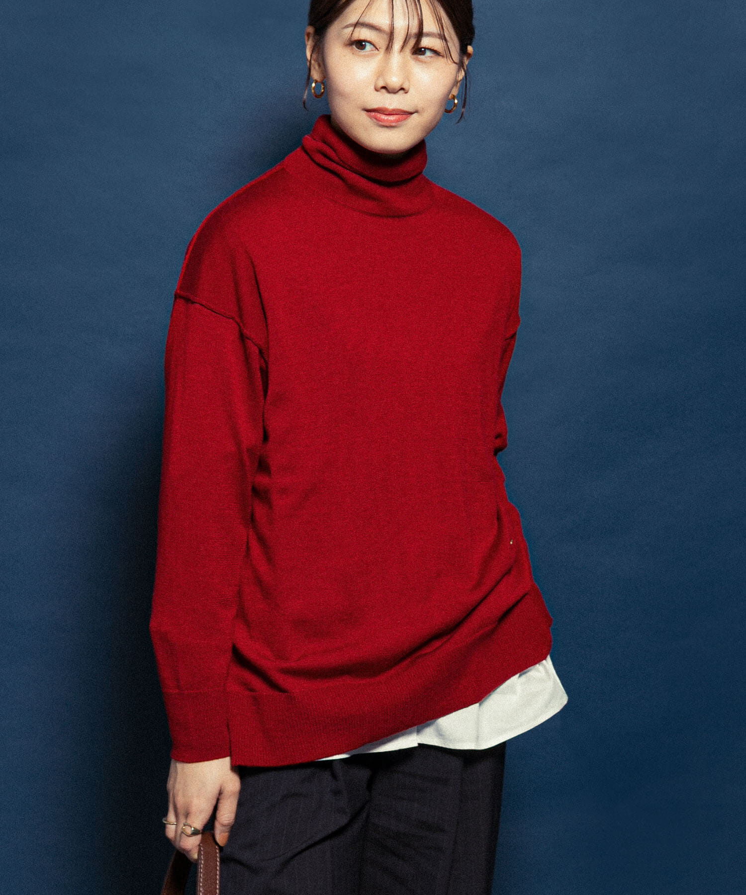 URBAN RESEARCH ROSSO「F by ROSSO　ウォッシャブル抗ピルタートルニット」|ニット・セーター|