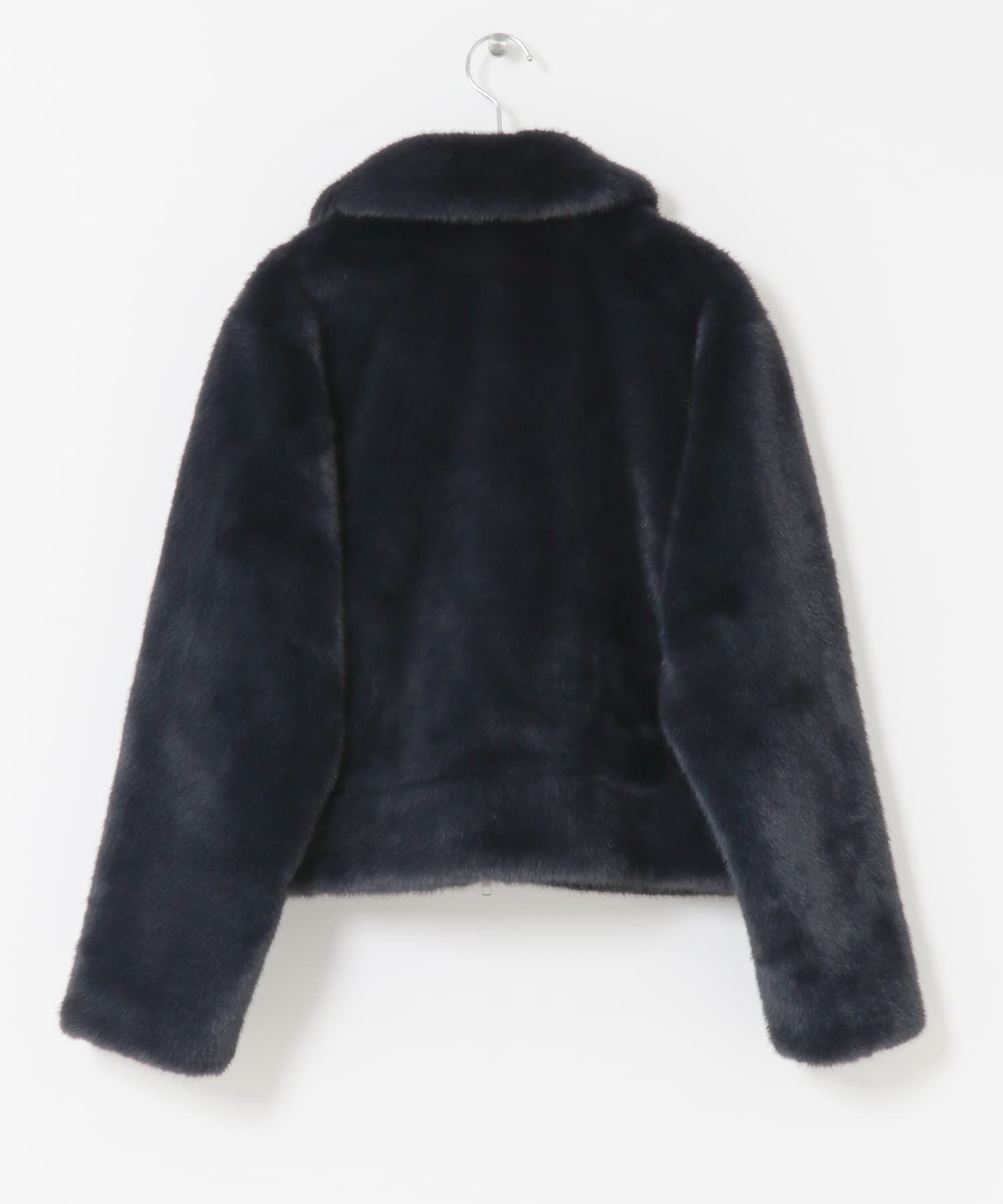 URBAN RESEARCH ROSSO「F by ROSSO　ファーZIPショートコート」|ノーカラーコート|