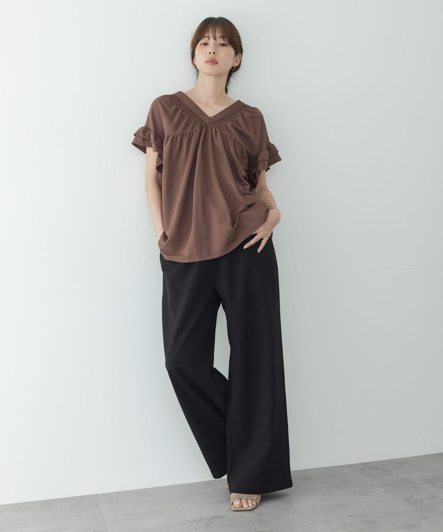 Sonny Label 「『WEB限定』『毛玉防止/イージーケア』ノンストレスワイドイージーパンツ」|その他|