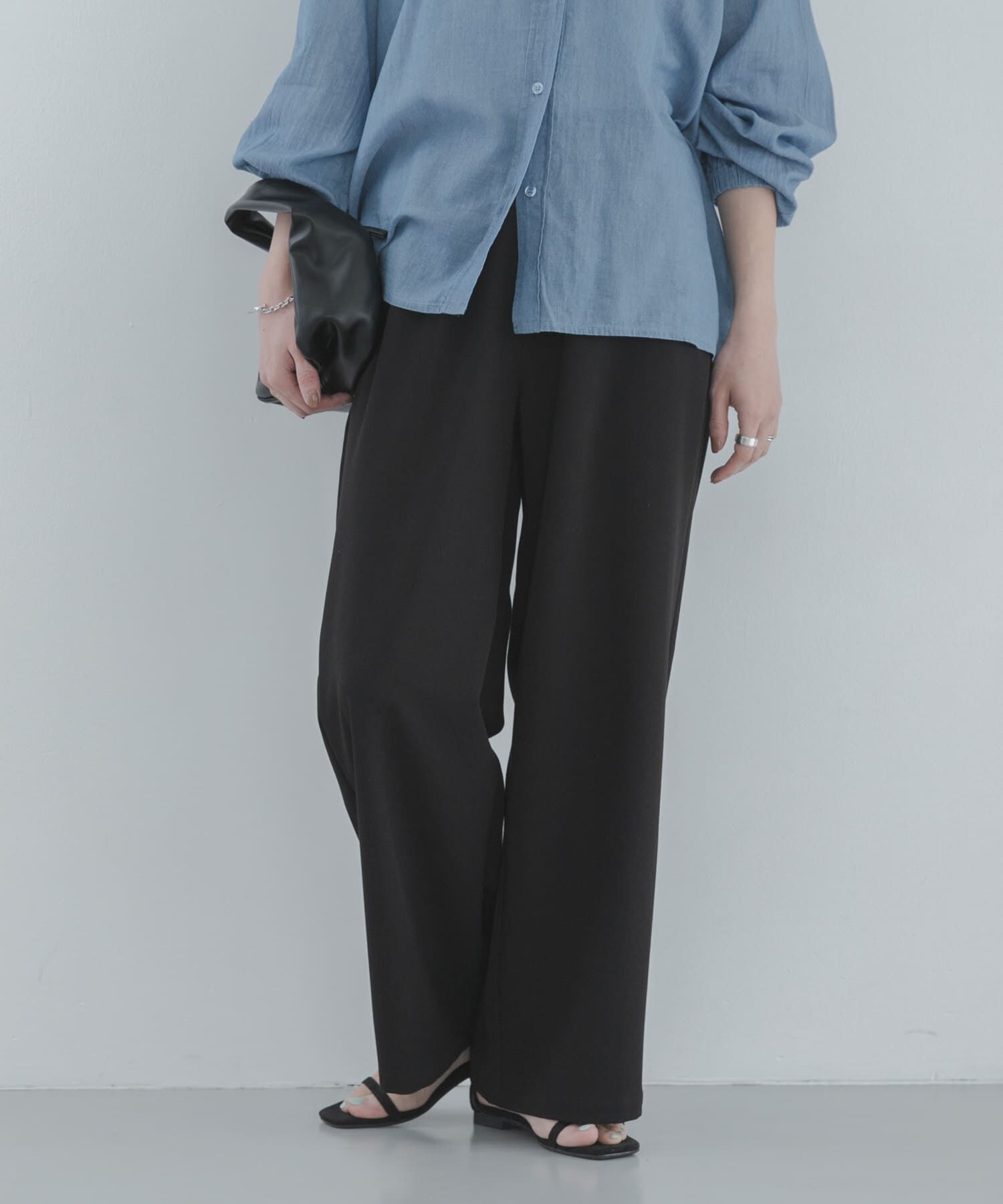 Sonny Label 「『WEB限定』『毛玉防止/イージーケア』ノンストレスワイドイージーパンツ」|その他|