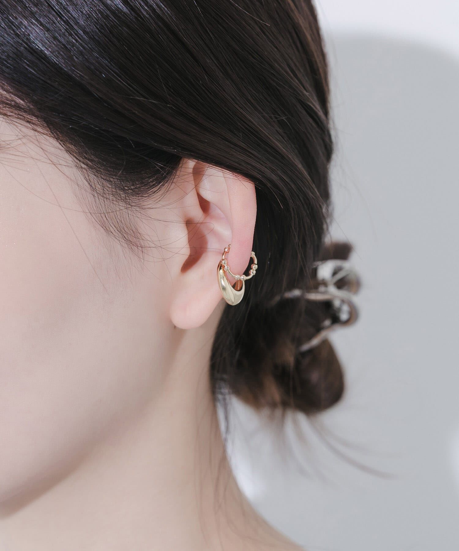 SMELLY「2セットメタルイヤカフ」|イヤリング|