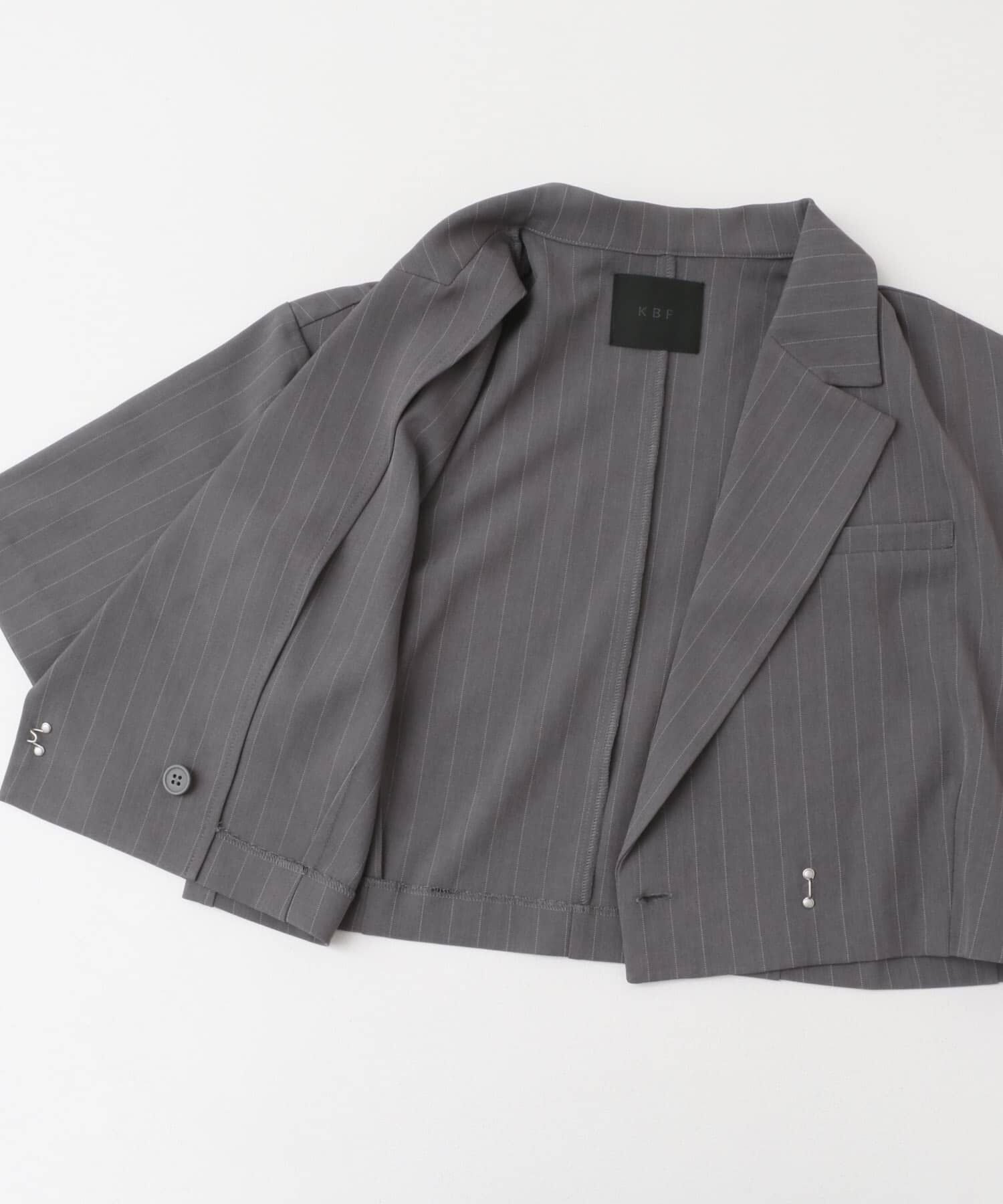  「ストライプショートジャケット」|その他|