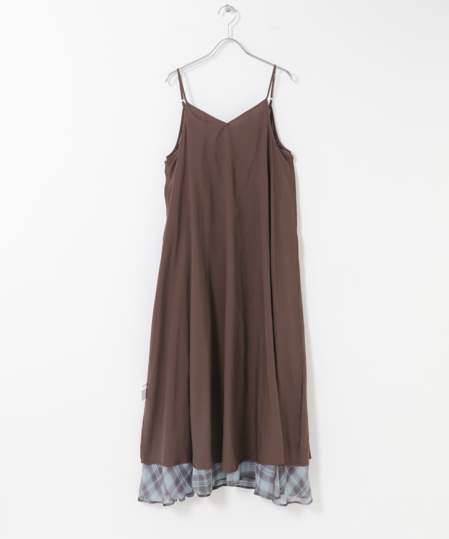  「チェックプリーツキャミワンピース」|その他|