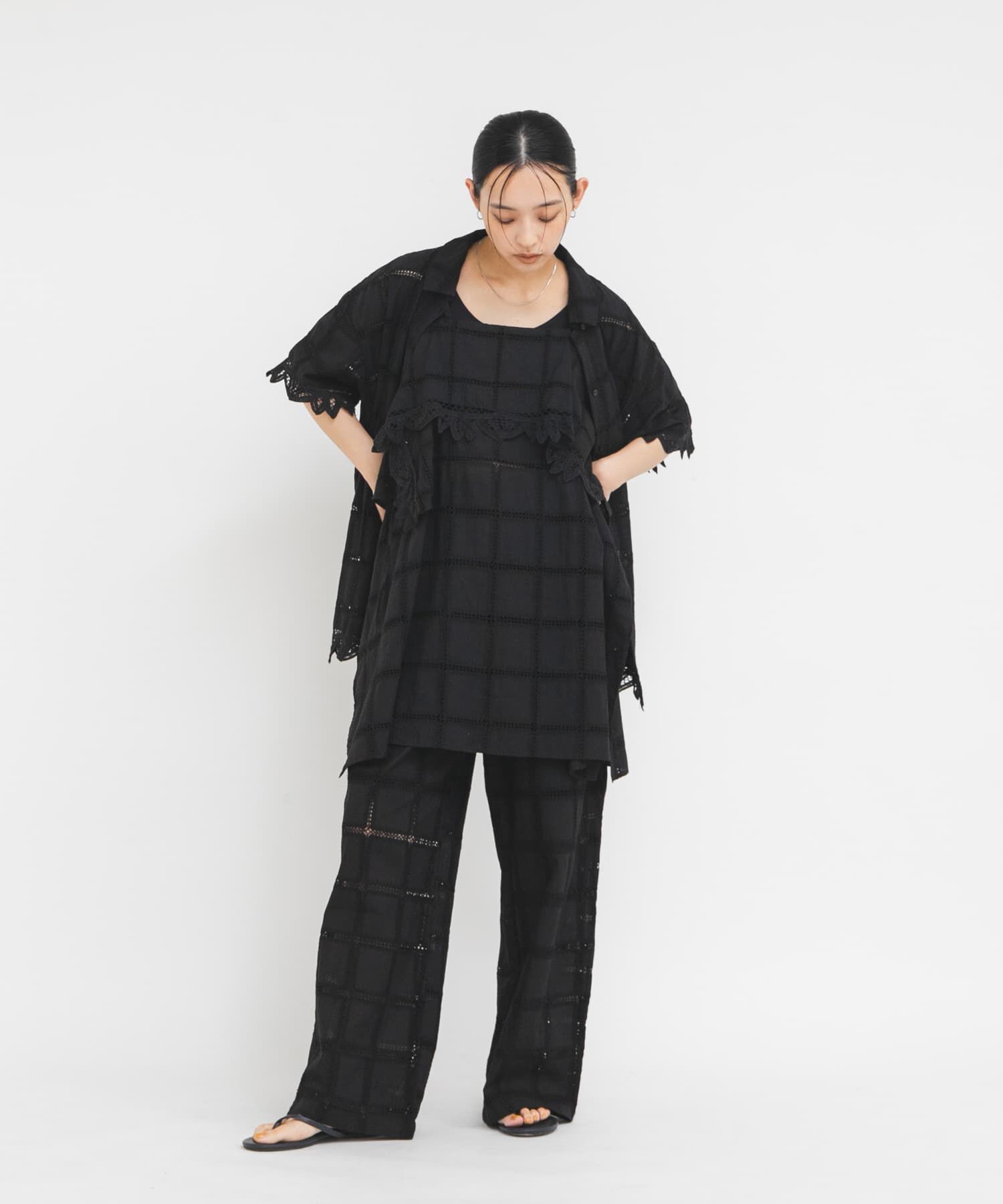  「アイレットエンブロイダリーパンツ」|その他|