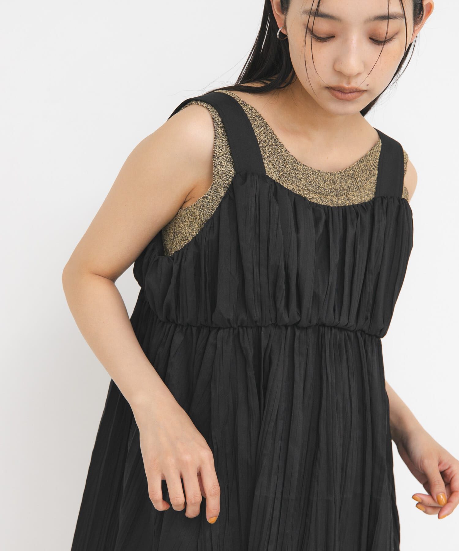  「クリンクルミニワンピース」|ワンピース|