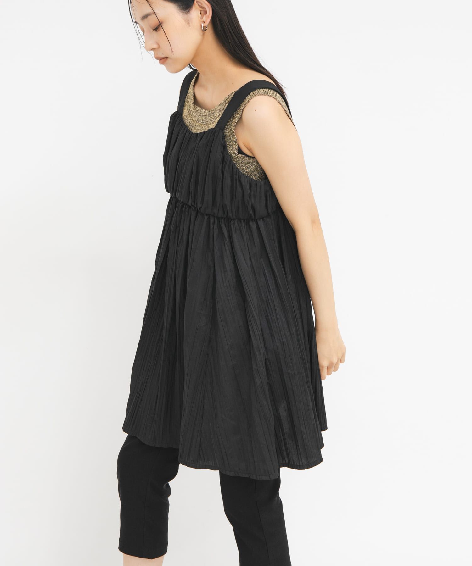  「クリンクルミニワンピース」|ワンピース|