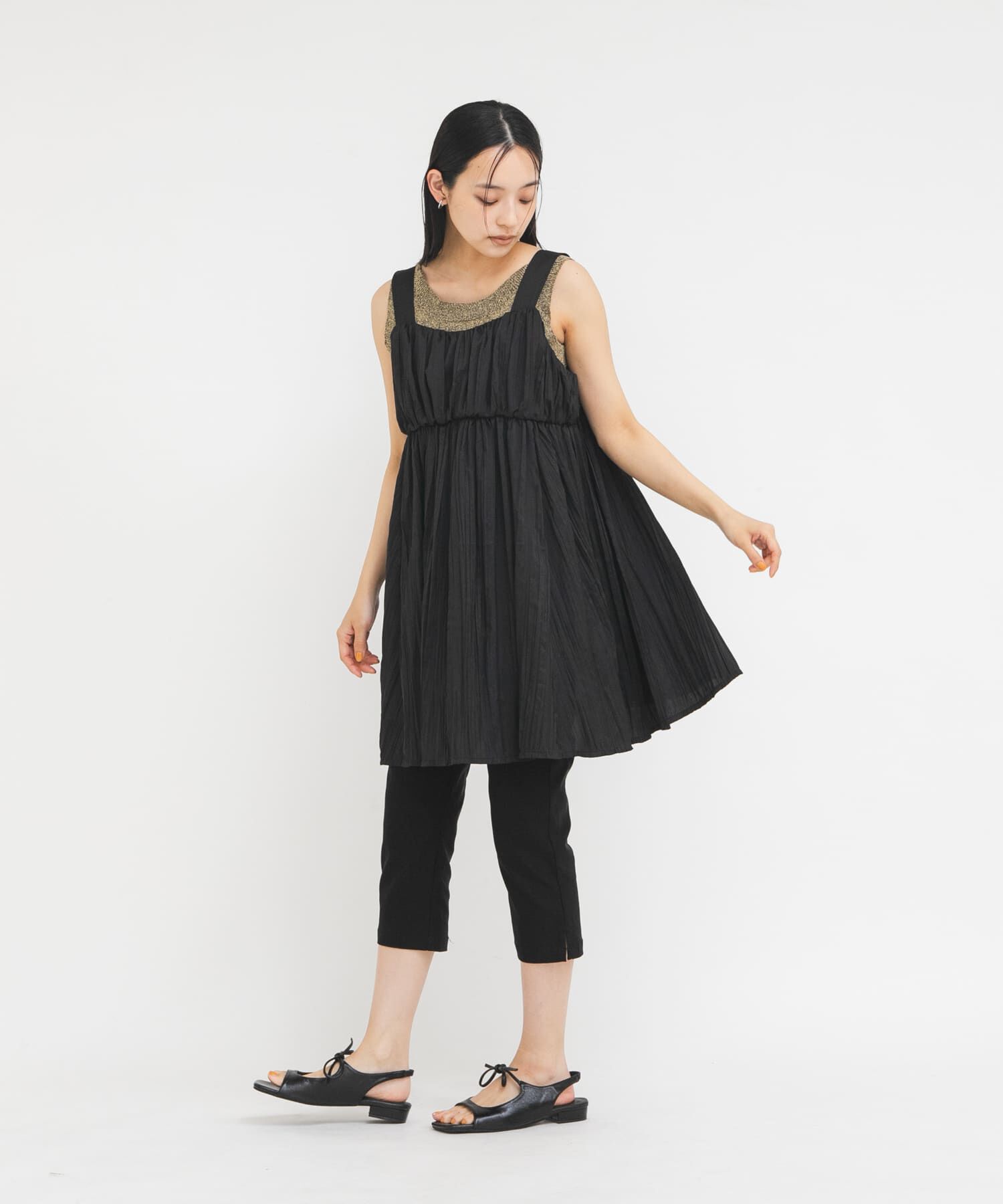  「クリンクルミニワンピース」|ワンピース|