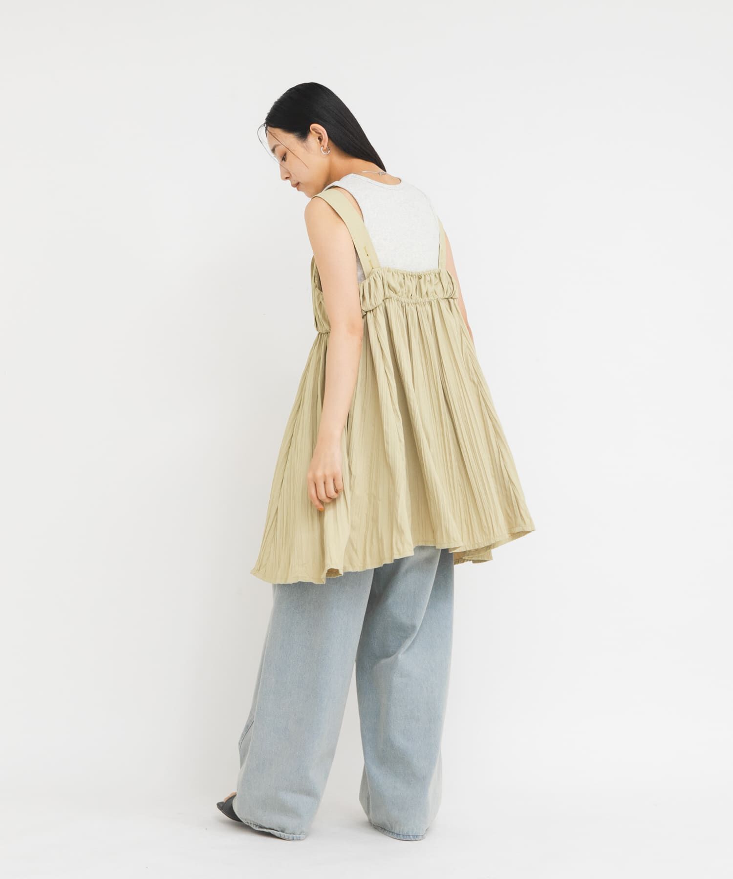  「クリンクルミニワンピース」|ワンピース|