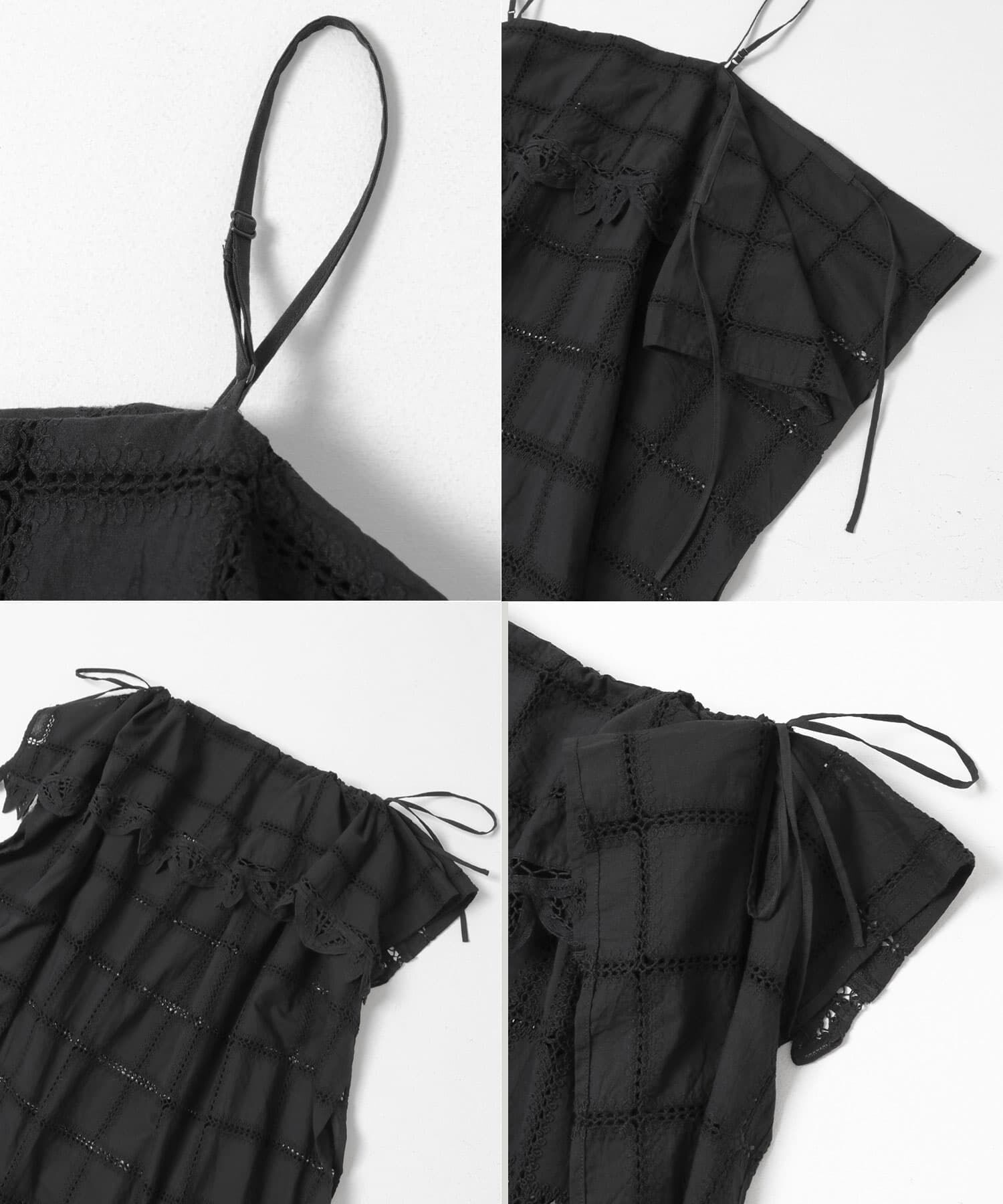  「2WAYアイレットエンブロイダリーワンピース」|ワンピース|