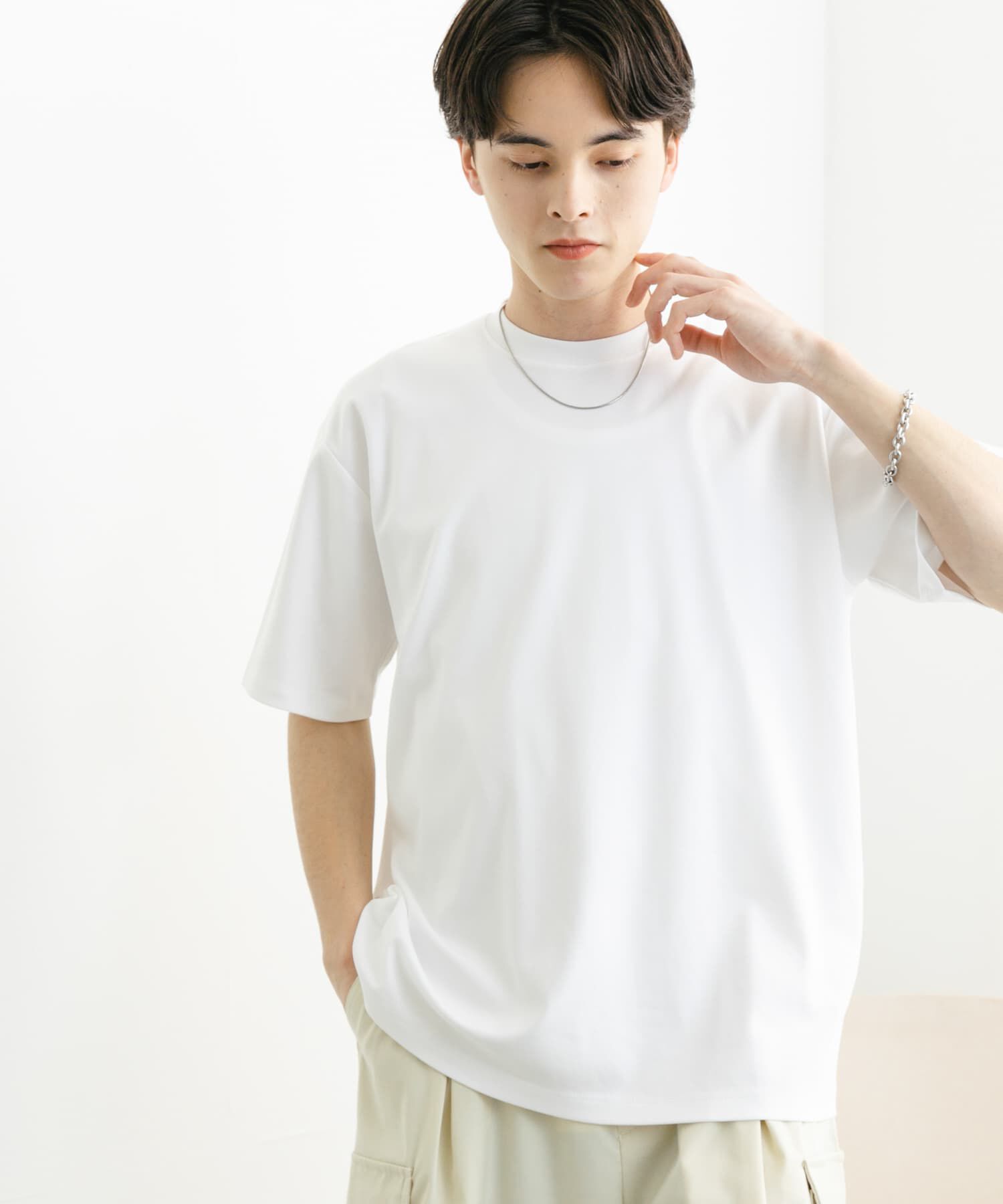 SENSE OF PLACE by URBAN RESEARCH「コットンスムースショートスリーブTシャツ」|Tシャツ・カットソー|