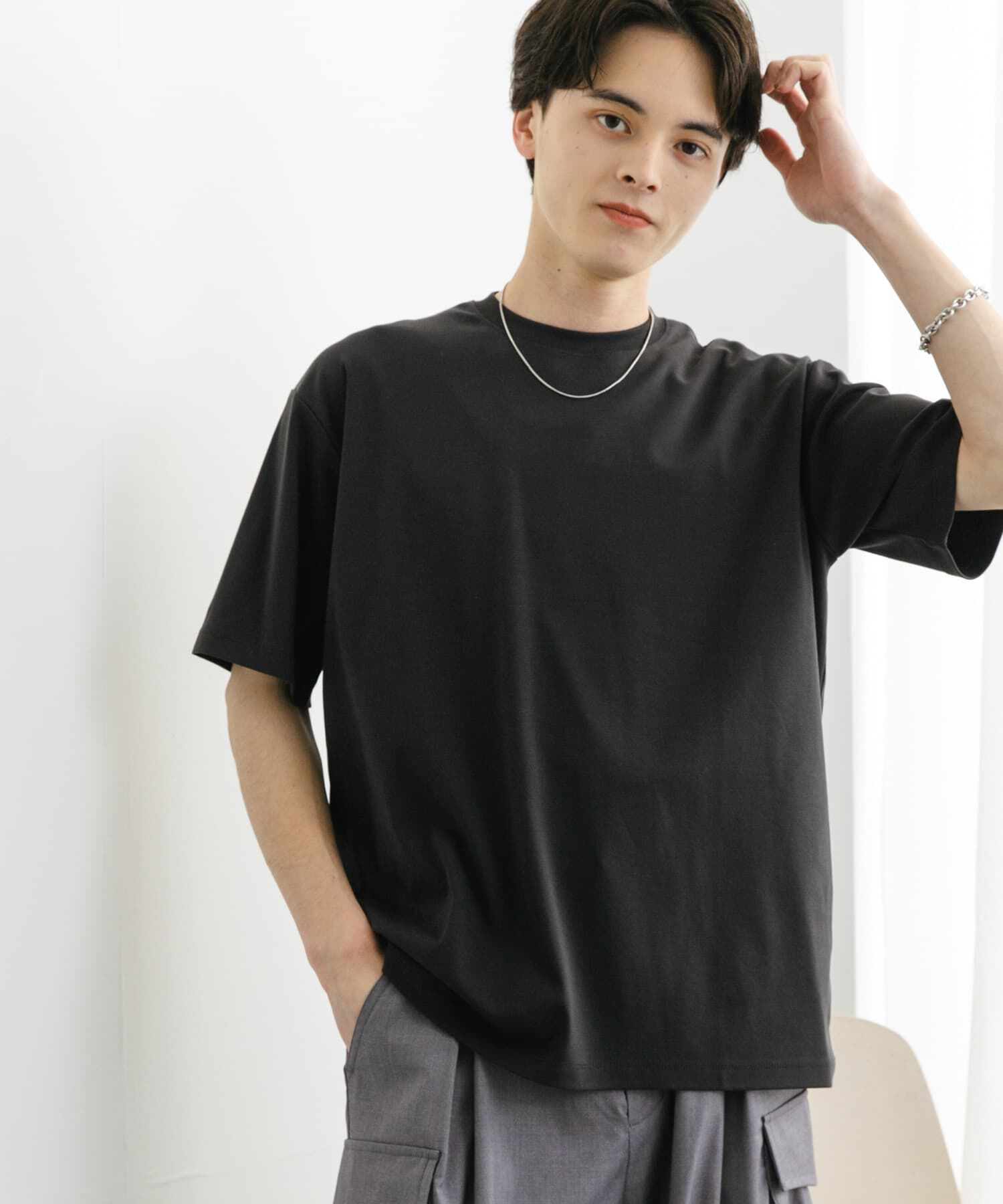 SENSE OF PLACE by URBAN RESEARCH「コットンスムースショートスリーブTシャツ」|Tシャツ・カットソー|