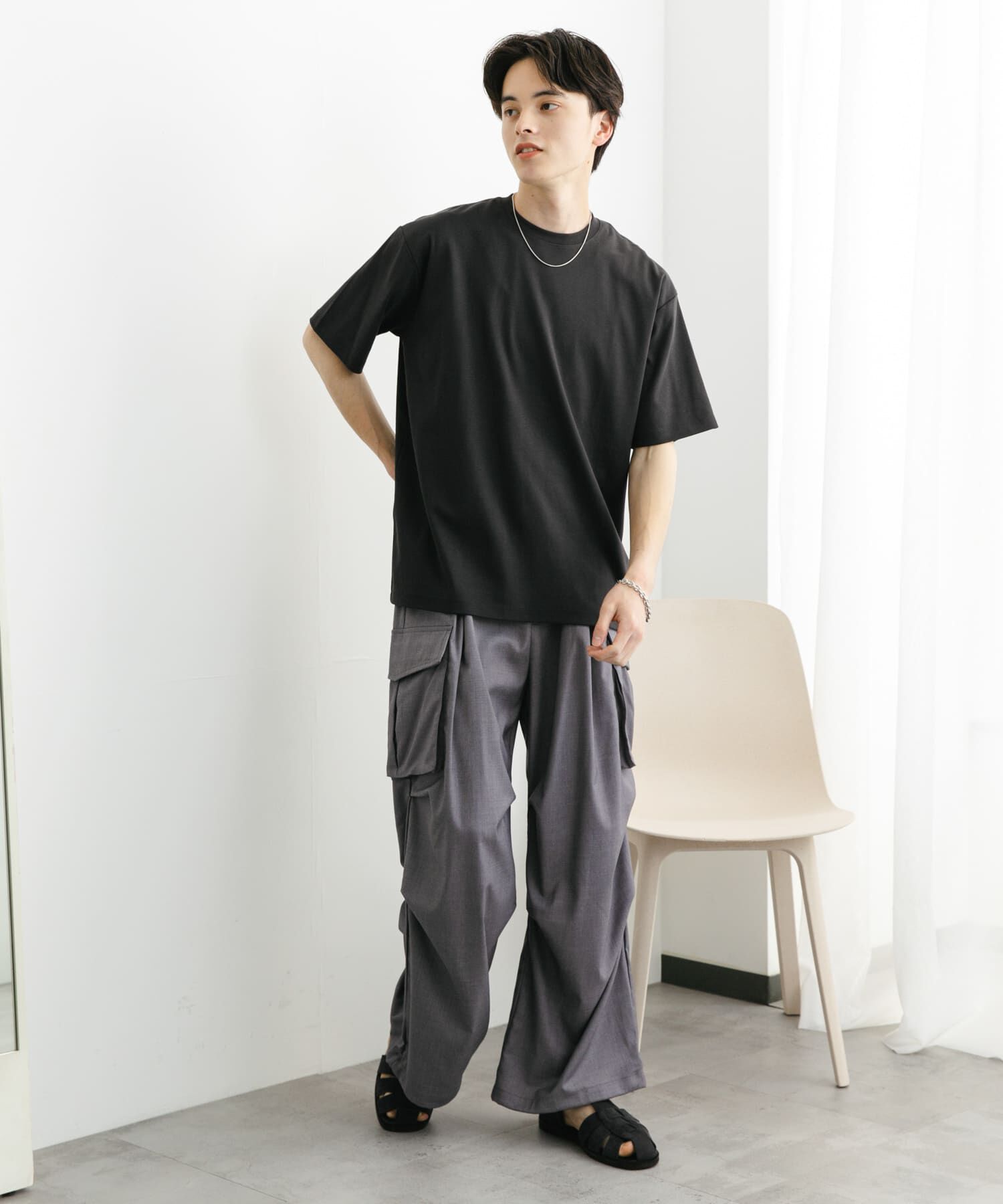 SENSE OF PLACE by URBAN RESEARCH「コットンスムースショートスリーブTシャツ」|Tシャツ・カットソー|