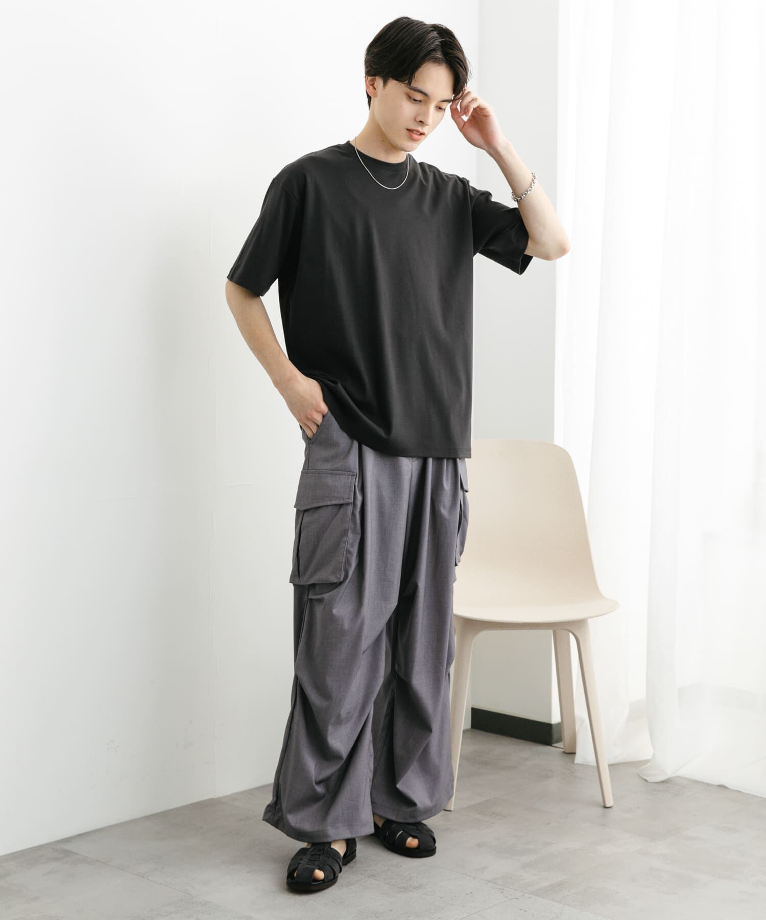 SENSE OF PLACE by URBAN RESEARCH「コットンスムースショートスリーブTシャツ」|Tシャツ・カットソー|