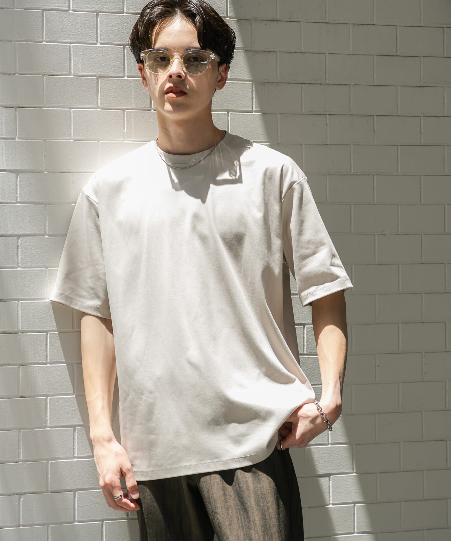 SENSE OF PLACE by URBAN RESEARCH「コットンスムースショートスリーブTシャツ」|Tシャツ・カットソー|