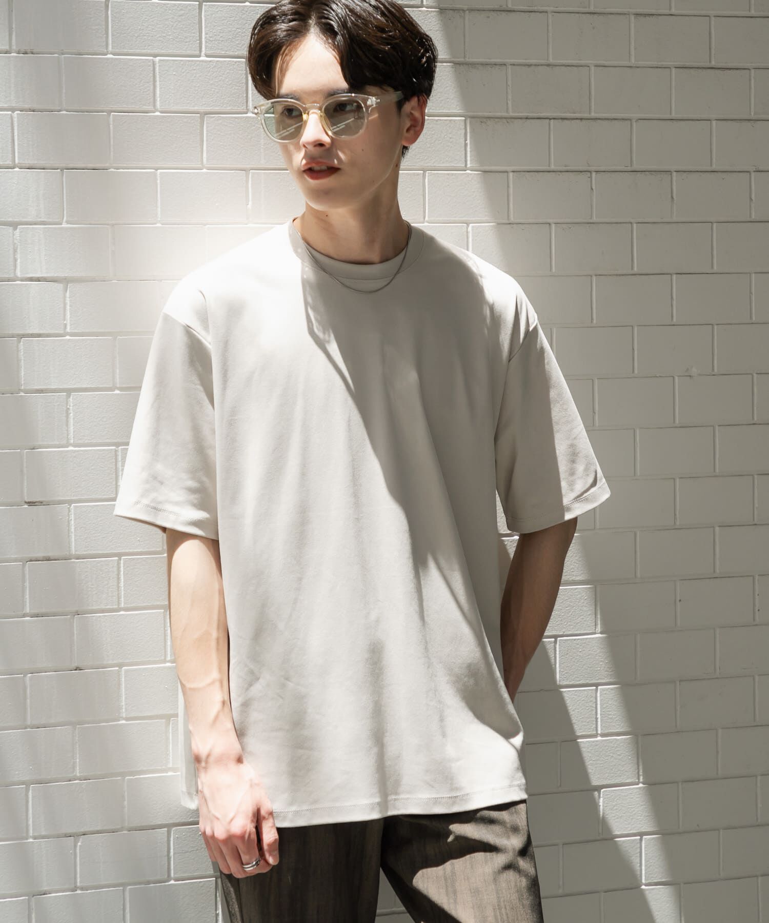 SENSE OF PLACE by URBAN RESEARCH「コットンスムースショートスリーブTシャツ」|Tシャツ・カットソー|