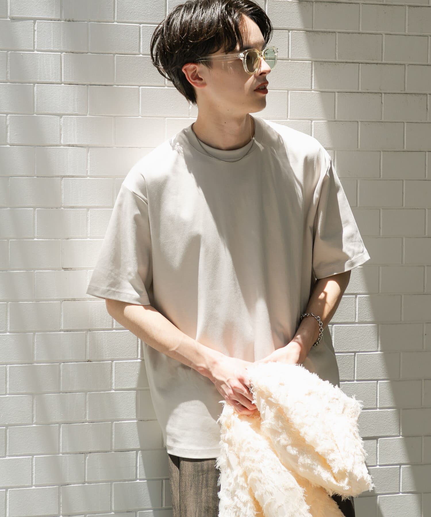 SENSE OF PLACE by URBAN RESEARCH「コットンスムースショートスリーブTシャツ」|Tシャツ・カットソー|