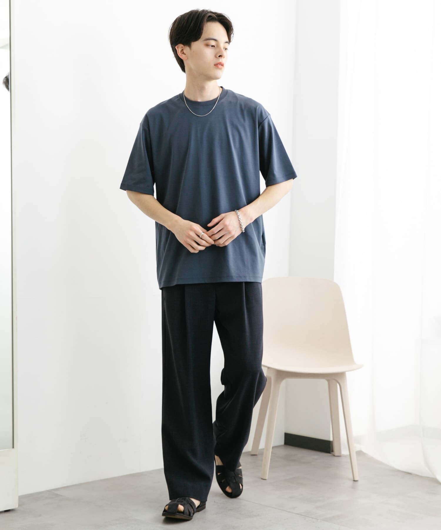 SENSE OF PLACE by URBAN RESEARCH「コットンスムースショートスリーブTシャツ」|Tシャツ・カットソー|