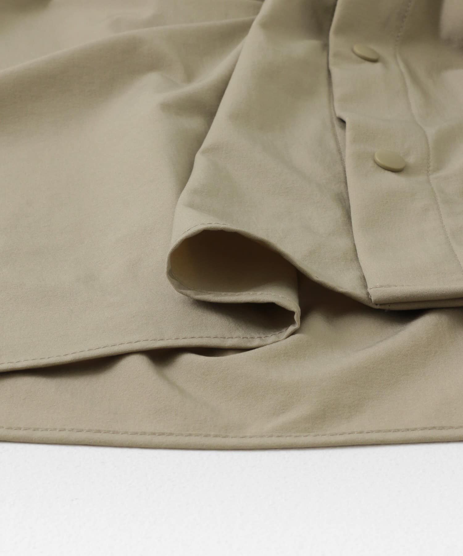 SENSE OF PLACE by URBAN RESEARCH「Uiscel　4WAYストレッチタックノーカラーシャツ5分袖」|シャツ・ブラウス|