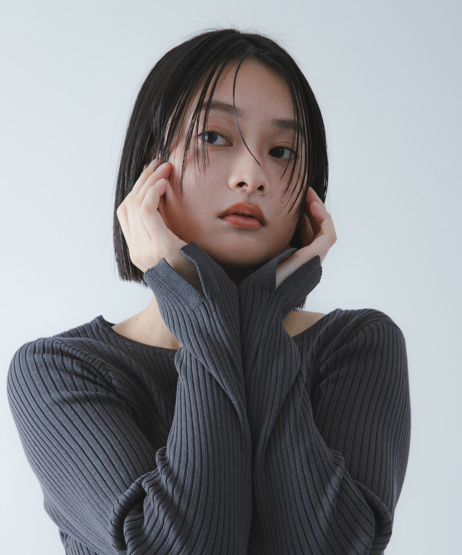 SENSE OF PLACE by URBAN RESEARCH「『洗濯可/防花粉』SKINProofアシメヘムボートネックセーター」|ニット・セーター|