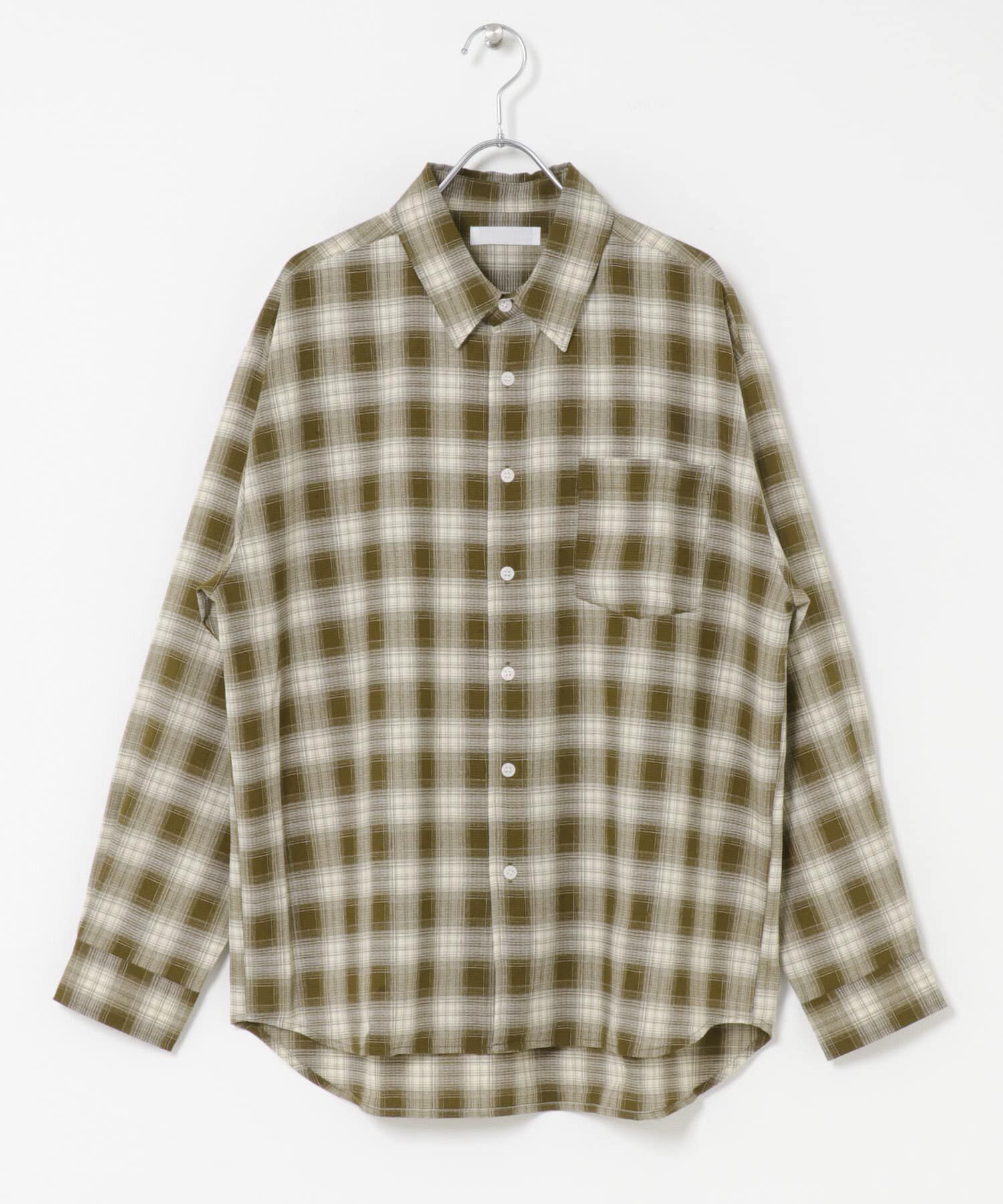 SENSE OF PLACE by URBAN RESEARCH「マドラスチェックロングスリーブシャツ」|シャツ・ブラウス|