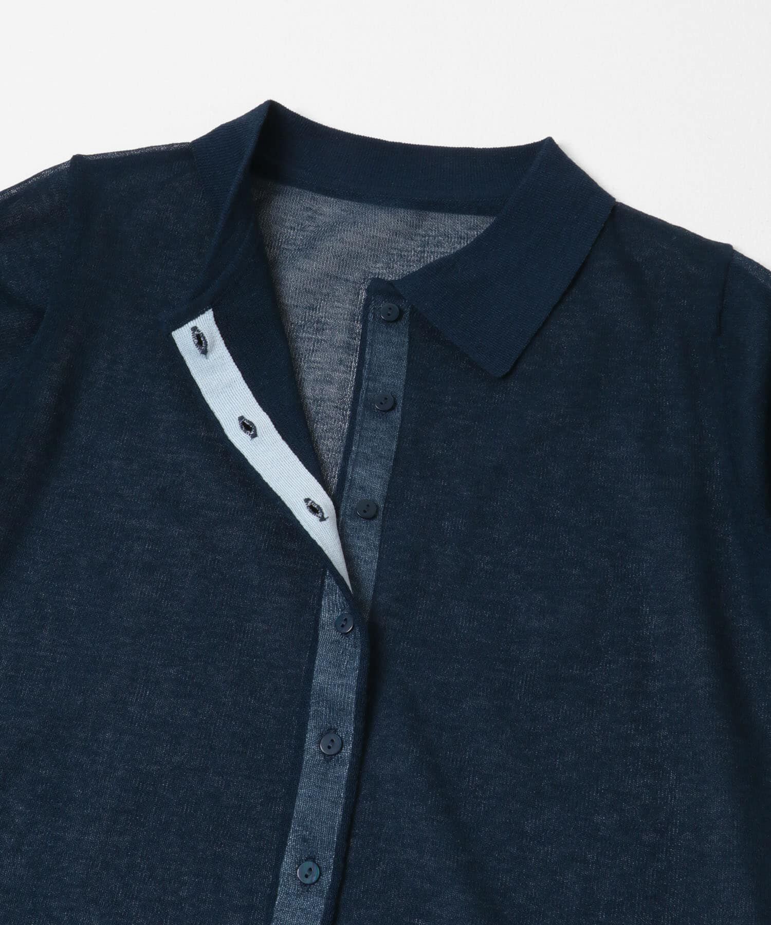 SENSE OF PLACE by URBAN RESEARCH「『洗濯可/接触冷感』シアーニットシャツカーディガン」|ニット・セーター|