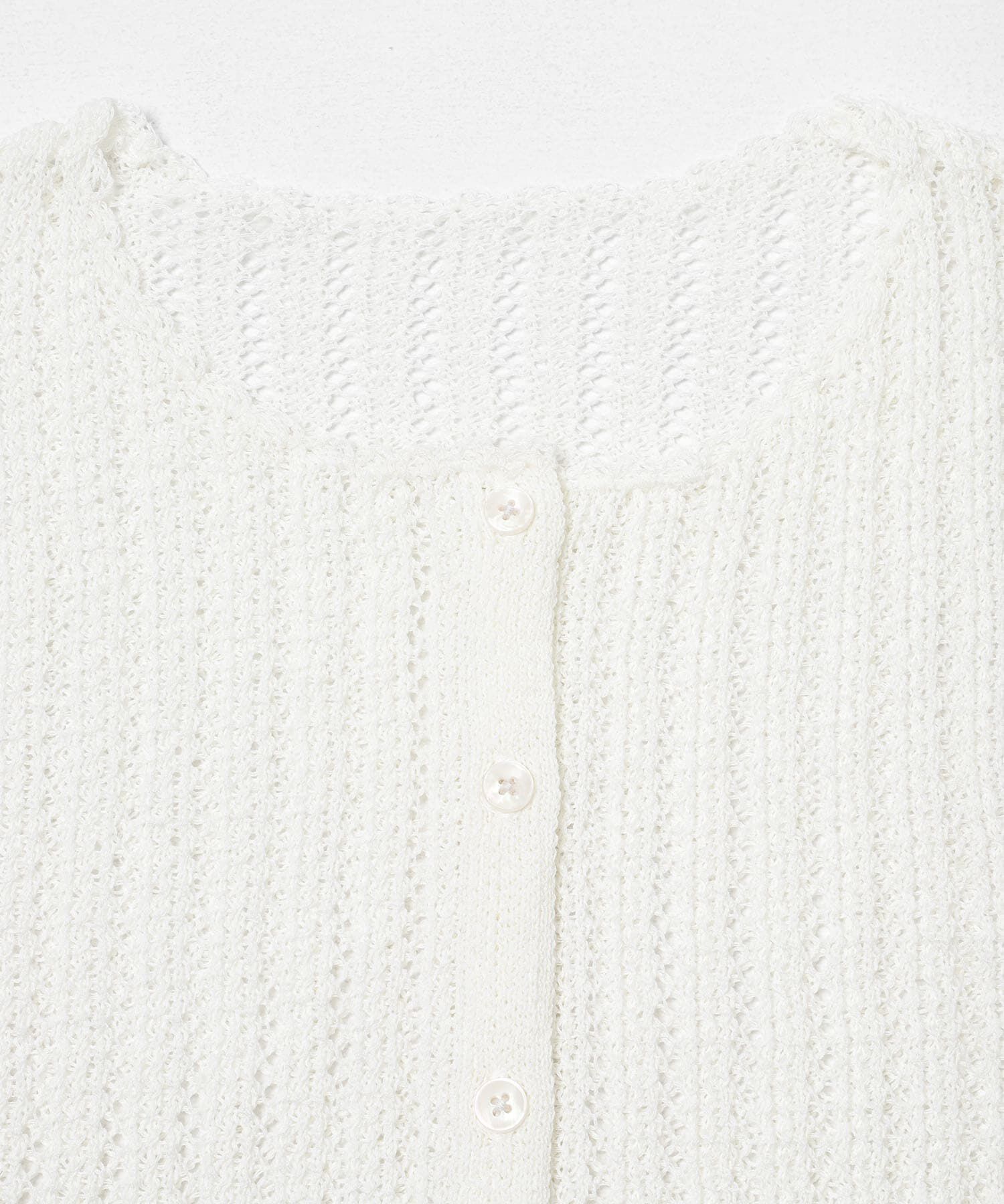 SENSE OF PLACE by URBAN RESEARCH「『洗濯可』スカラップレースアミカーディガン」|カーディガン|