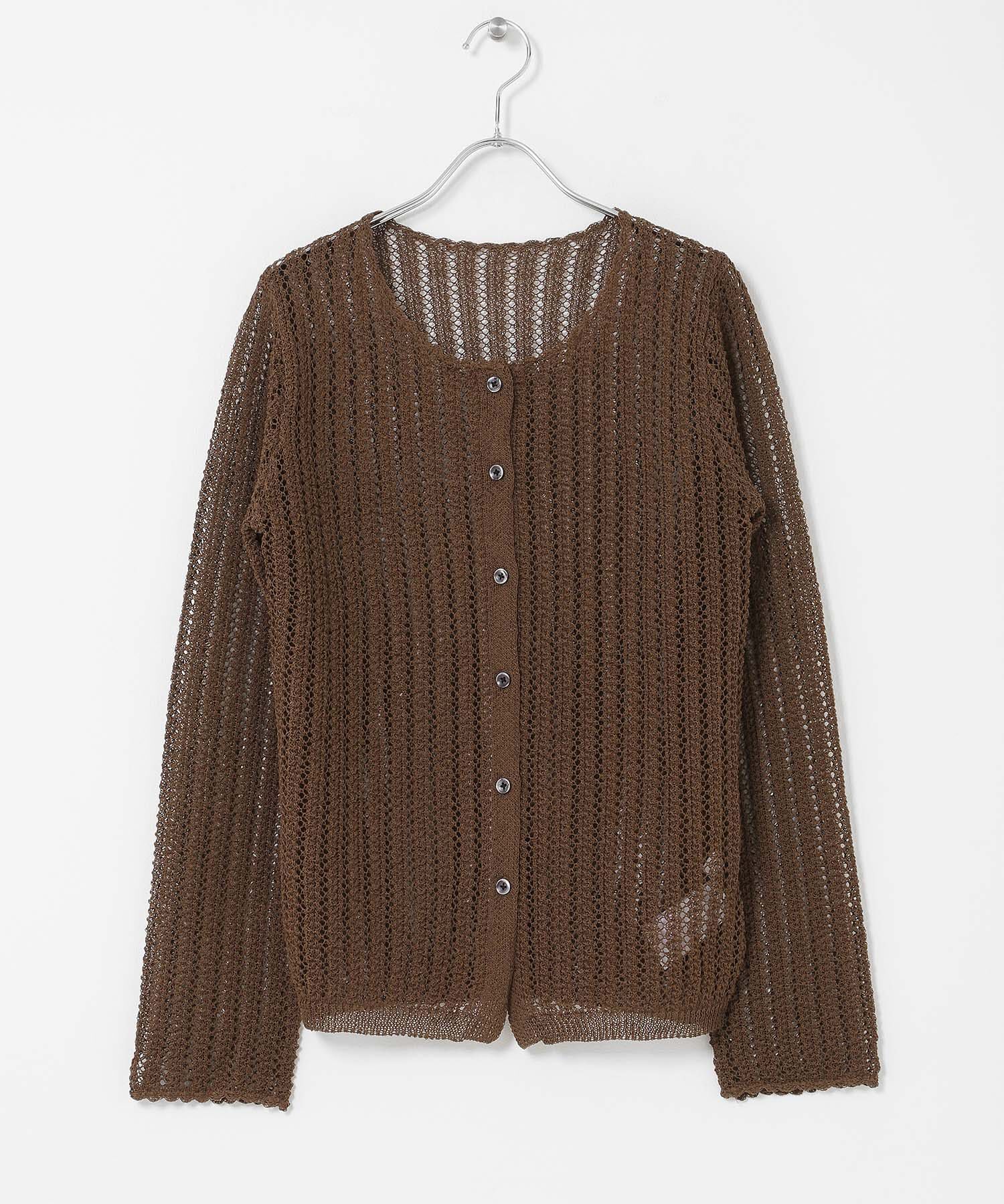 SENSE OF PLACE by URBAN RESEARCH「『洗濯可』スカラップレースアミカーディガン」|カーディガン|