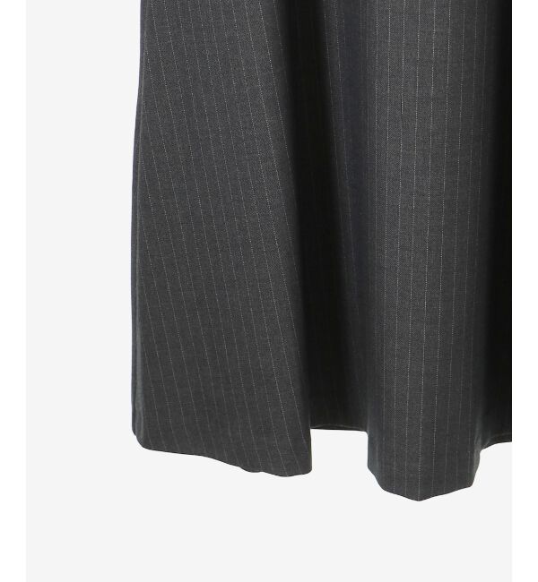 le.coeur blanc「ストライプノースリーブフレアワンピース」|ワンピース|