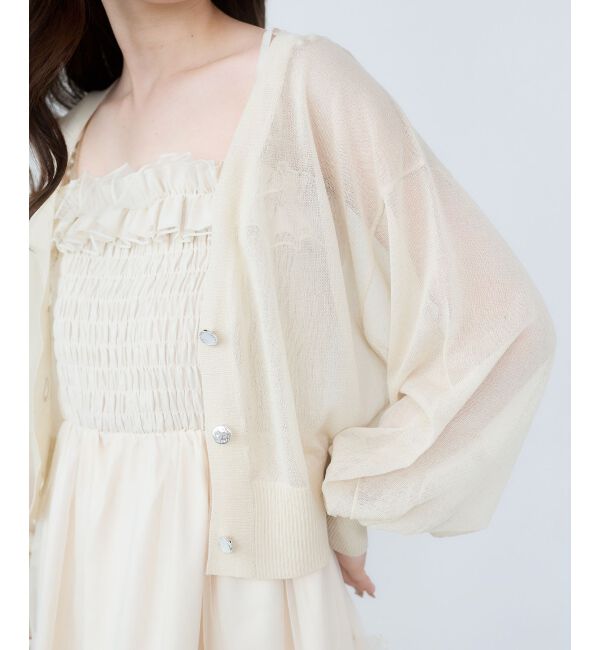  「UVカットシアーカーディガン」|カーディガン|