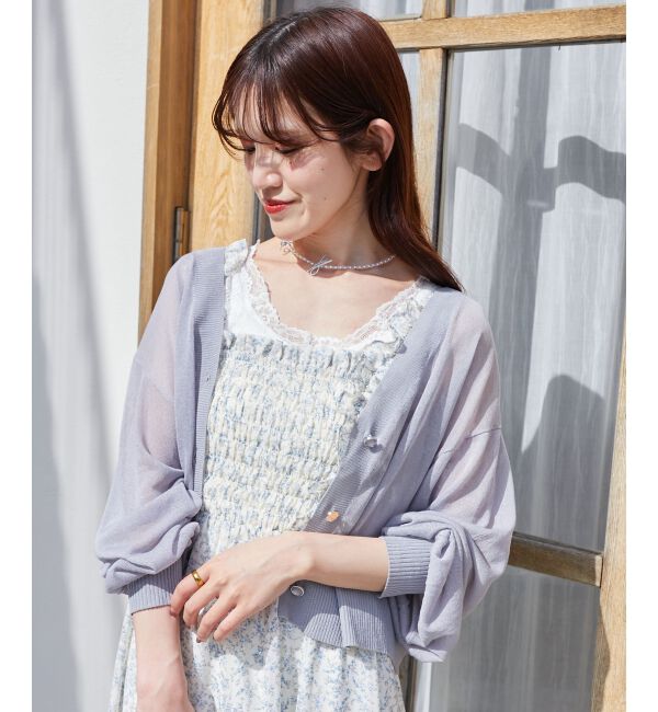  「UVカットシアーカーディガン」|カーディガン|