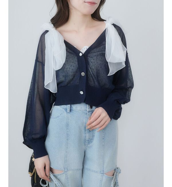  「UVカットシアーカーディガン」|カーディガン|