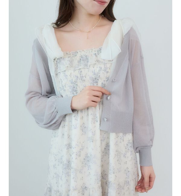  「UVカットシアーカーディガン」|カーディガン|