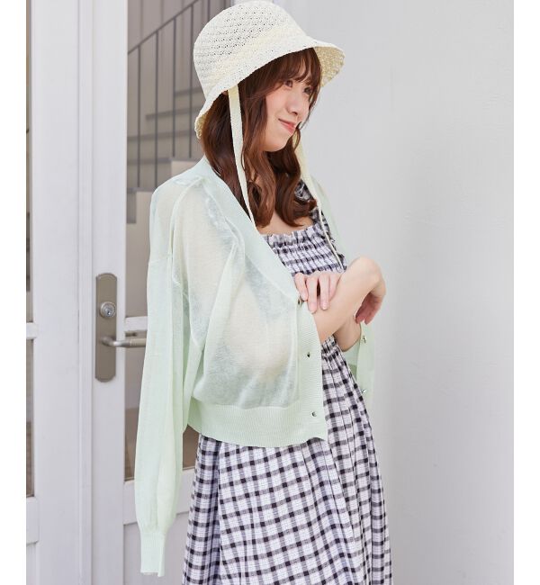  「UVカットシアーカーディガン」|カーディガン|