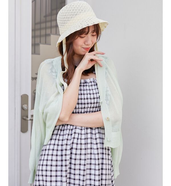  「UVカットシアーカーディガン」|カーディガン|