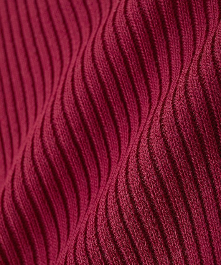 earth music&ecology「スクエアホルターネックリブプルオーバー」|ニット・セーター|