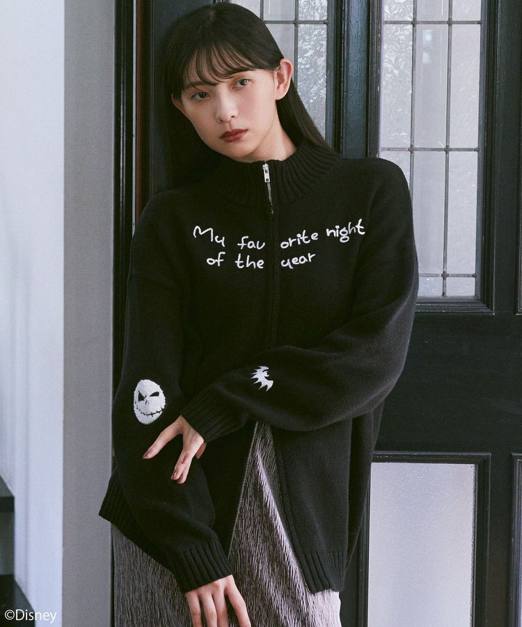 earth music&ecology「ナイトメア/ダブルジップニットカーディガン」|カーディガン|