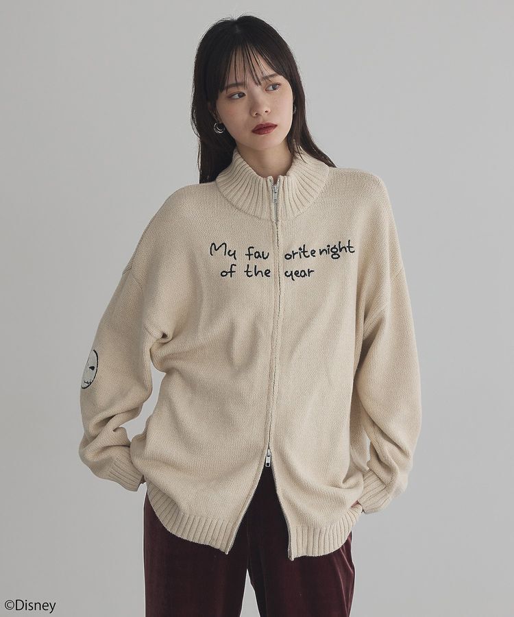 earth music&ecology「ナイトメア/ダブルジップニットカーディガン」|カーディガン|