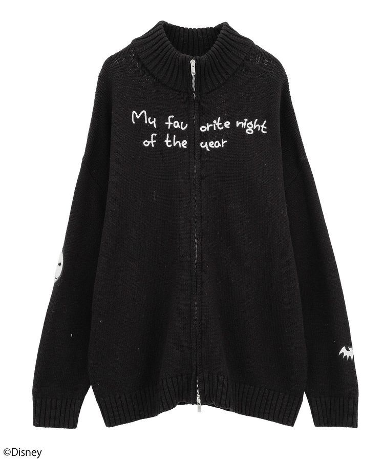 earth music&ecology「ナイトメア/ダブルジップニットカーディガン」|カーディガン|