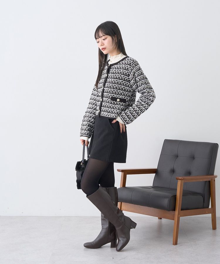 earth music&ecology「あったかフェミニンインナー(シアーハイネック)」|Tシャツ・カットソー|