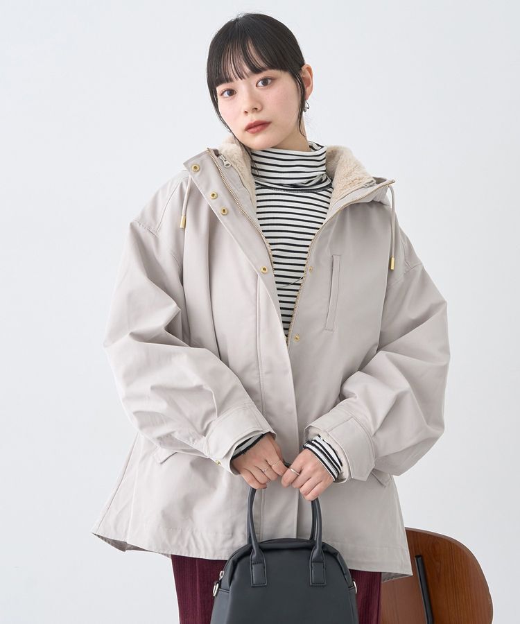 earth music&ecology「マルチウェイマウンテンパーカー」|ブルゾン・スタジャン|