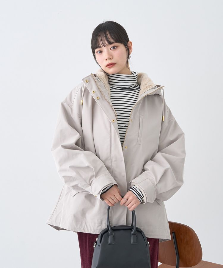 earth music&ecology「マルチウェイマウンテンパーカー」|ブルゾン・スタジャン|