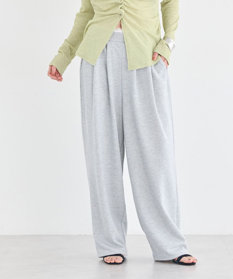 earth music&ecology「レースレイヤード風スウェットパンツ」|その他|