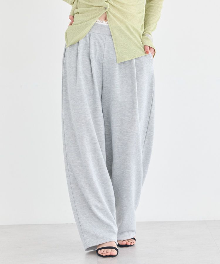 earth music&ecology「レースレイヤード風スウェットパンツ」|その他|