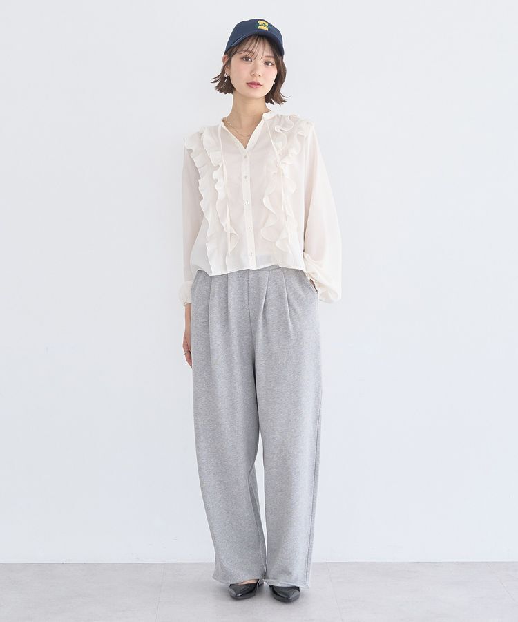 earth music&ecology「レースレイヤード風スウェットパンツ」|その他|