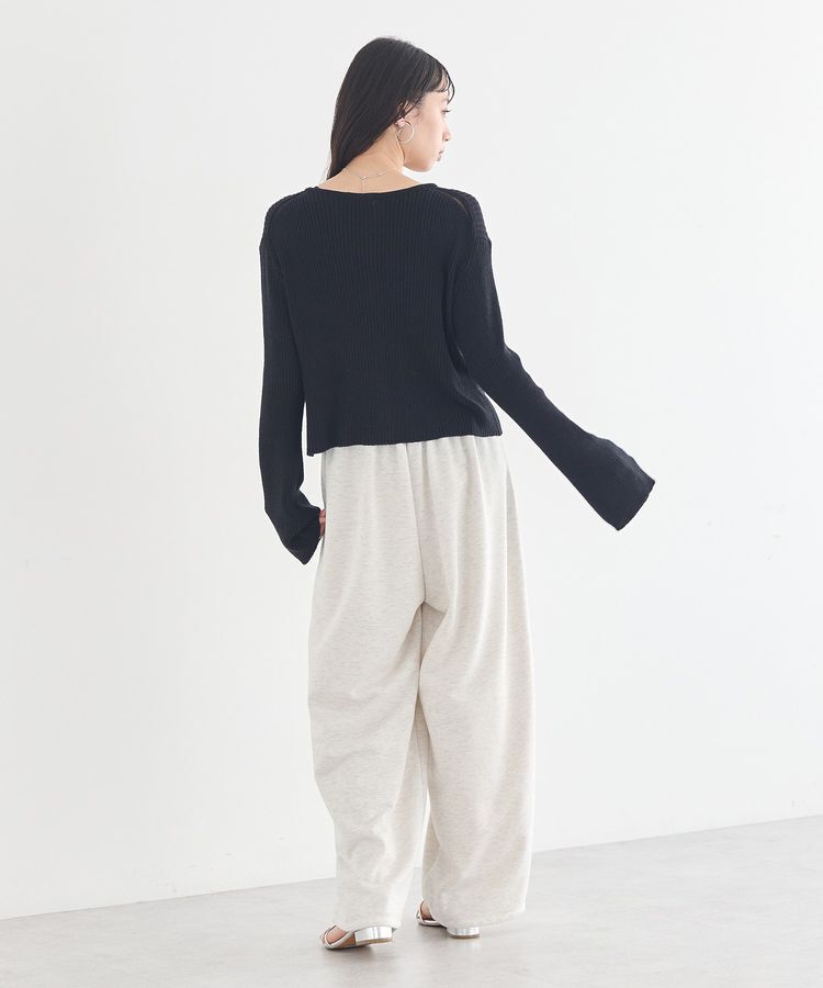 earth music&ecology「レースレイヤード風スウェットパンツ」|その他|