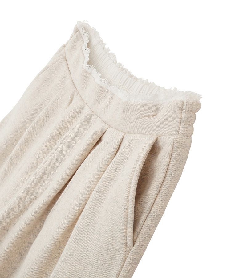 earth music&ecology「レースレイヤード風スウェットパンツ」|その他|