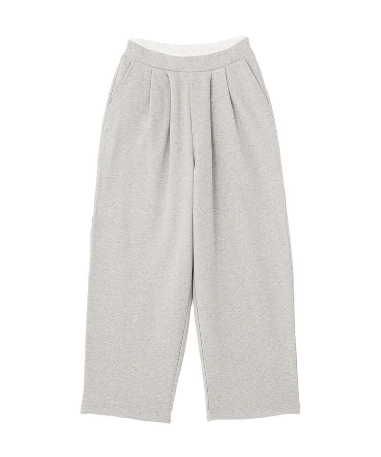 earth music&ecology「レースレイヤード風スウェットパンツ」|その他|