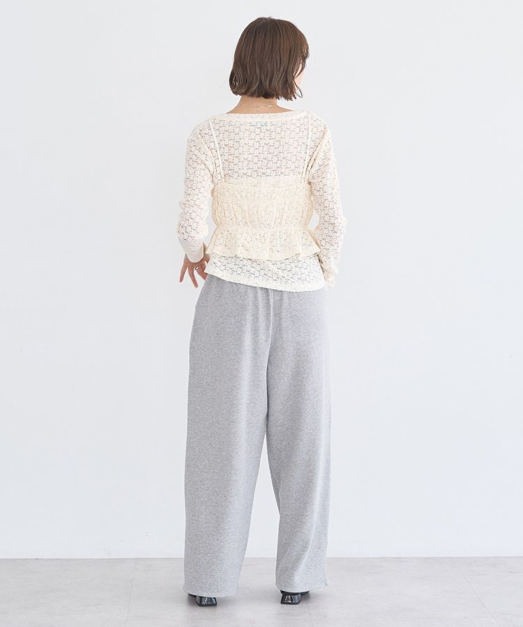 earth music&ecology「SET2点カットレースプルオーバー＋ビスチェ」|Tシャツ・カットソー|