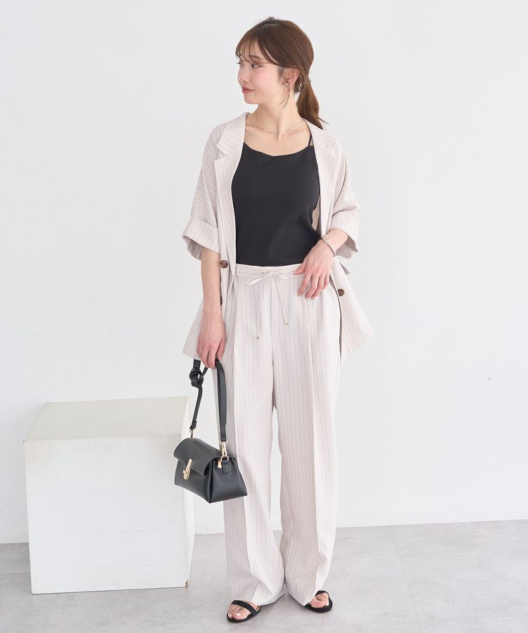 earth music&ecology「【セットアップ対応】リネンライクリラックスパンツ」|その他|